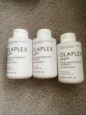 OLAPLEX No.4 Fine Bond Maintenance Shampoo Bottles - White